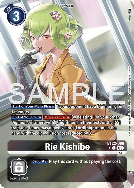 Rie Kishibe [Alternate Art Foil] #BT22-090