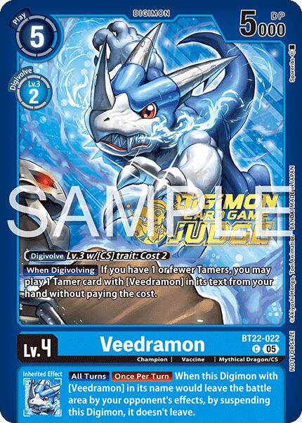Veedramon [Judge Pack Foil] #BT22-022