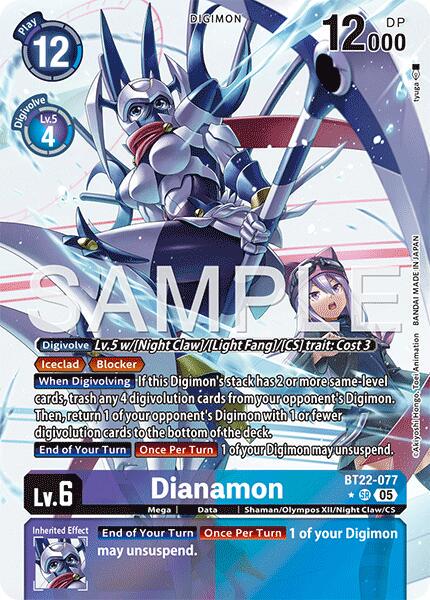 Dianamon [Alternate Art Foil] #BT22-077