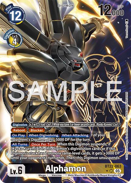 Alphamon [Alternate Art Foil] #BT22-063