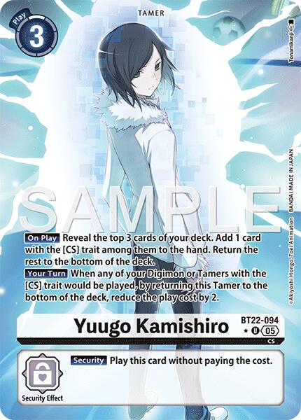 Yuugo Kamishiro [Alternate Art Foil] #BT22-094
