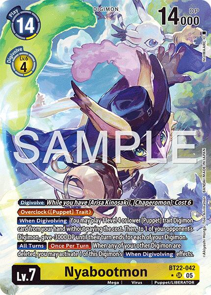 Nyabootmon [Alternate Art Foil] #BT22-042