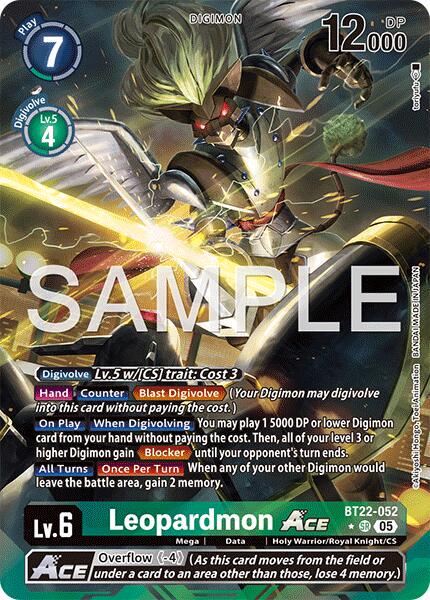 Leopardmon ACE [Alternate Art Foil] #BT22-052