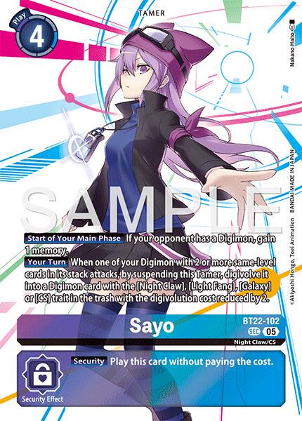 Sayo [Foil] #BT22-102