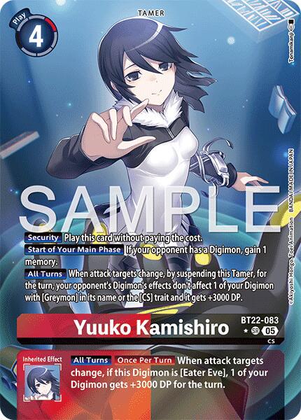 Yuuko Kamishiro [Alternate Art Foil] #BT22-083