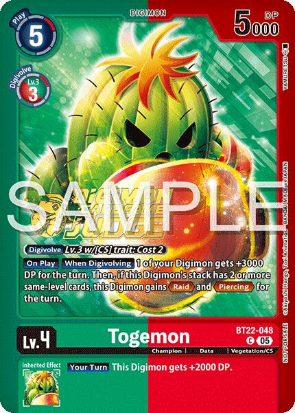 Togemon [Judge Pack Foil] #BT22-048