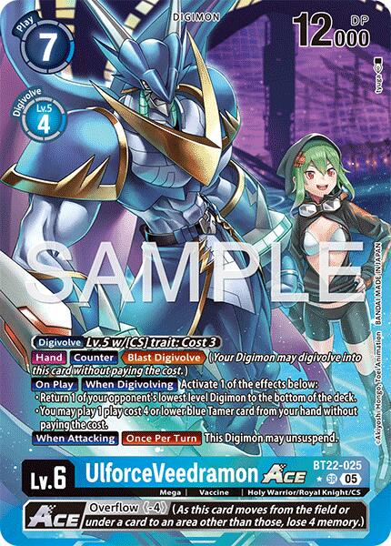 UlforceVeedramon ACE [Alternate Art Foil] #BT22-025
