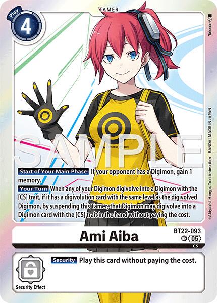 Ami Aiba [Foil] #BT22-093