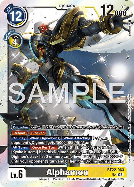 Alphamon [Foil] #BT22-063