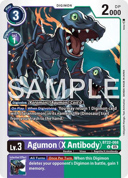 Agumon [X Antibody] #BT22-068
