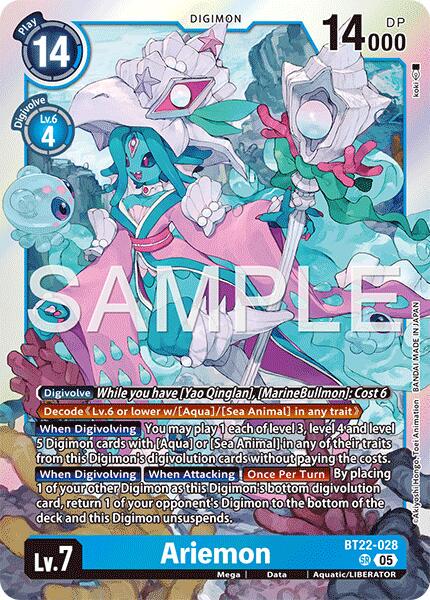 Ariemon [Foil] #BT22-028