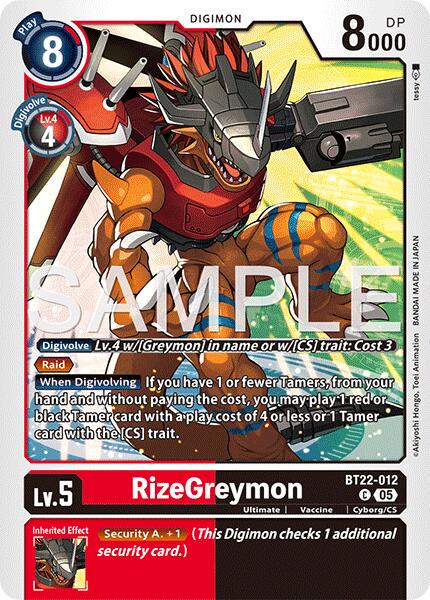 RizeGreymon #BT22-012