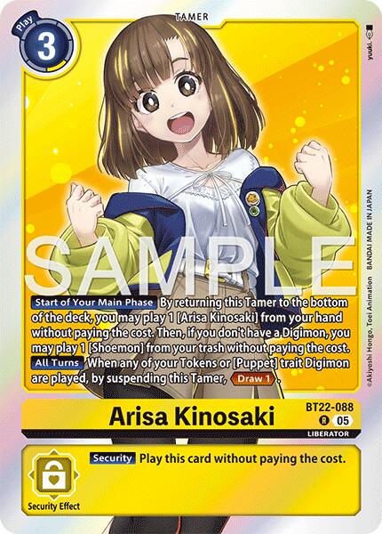 Arisa Kinosaki [Foil] #BT22-088