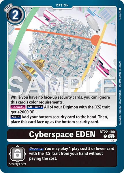 Cyberspace EDEN #BT22-100