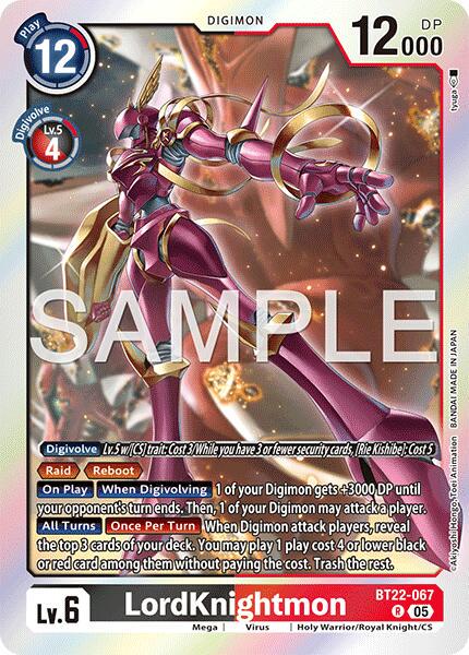 LordKnightmon [Foil] #BT22-067