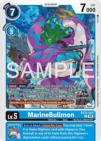 MarineBullmon #BT22-024