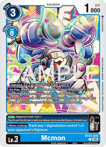 Mcmon #BT22-016