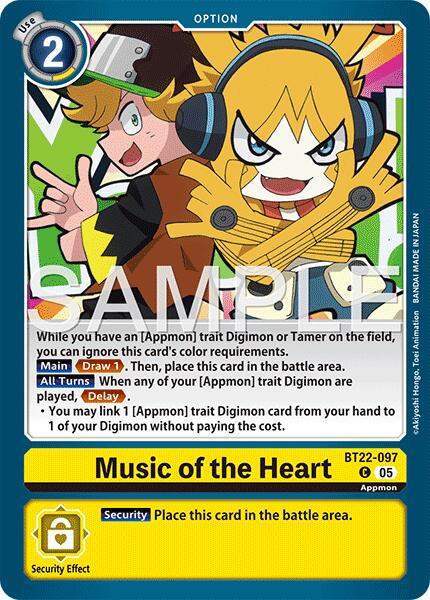 Music of the Heart #BT22-097
