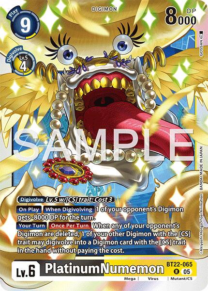 PlatinumNumemon [Foil] #BT22-065
