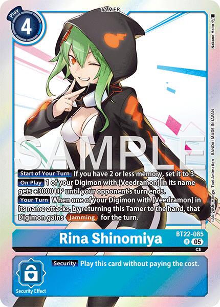 Rina Shinomiya [Foil] #BT22-085