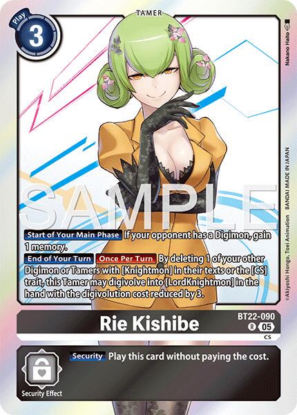 Rie Kishibe [Foil] #BT22-090