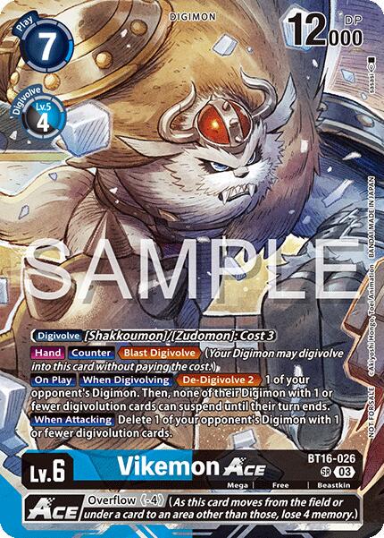Vikemon ACE [Release Event Participant] #BT16-026