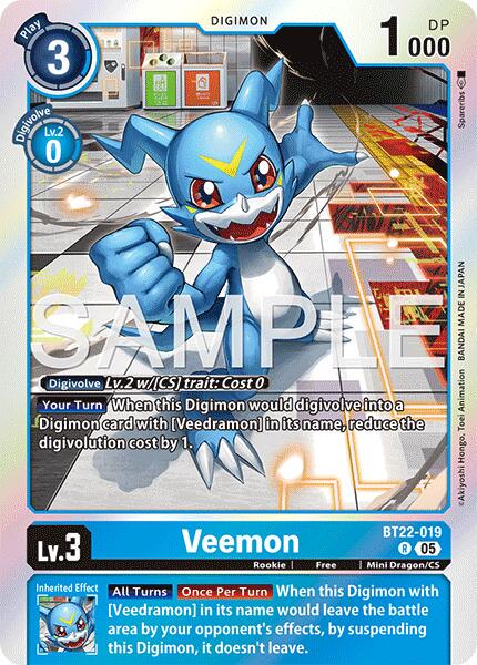 Veemon [Foil] #BT22-019