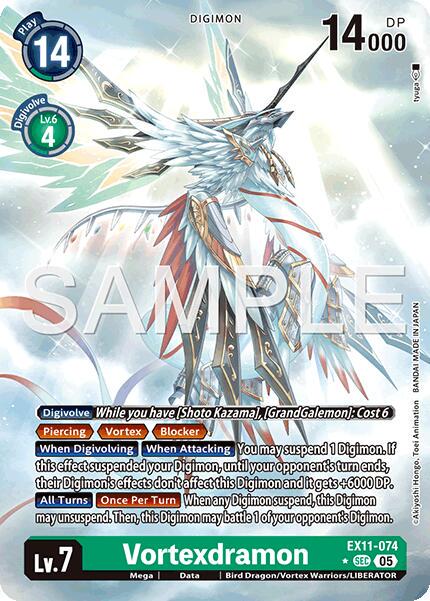 Vortexdramon [Alternate Art] #EX11-074