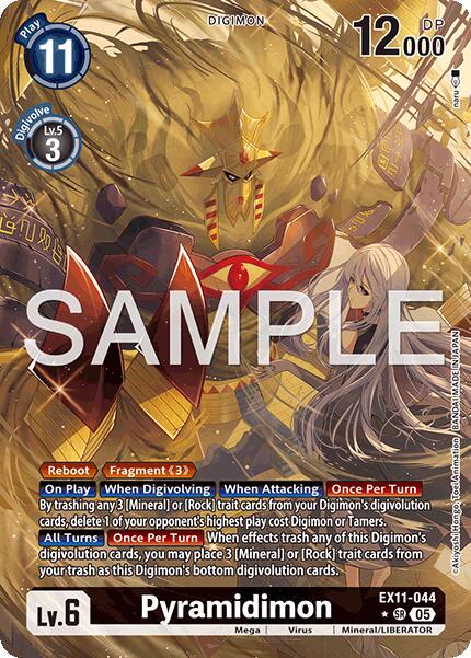 Pyramidimon [Alternate Art Foil] #EX11-044