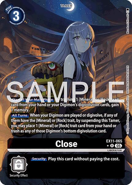 Close [Alternate Art Foil] #EX11-065