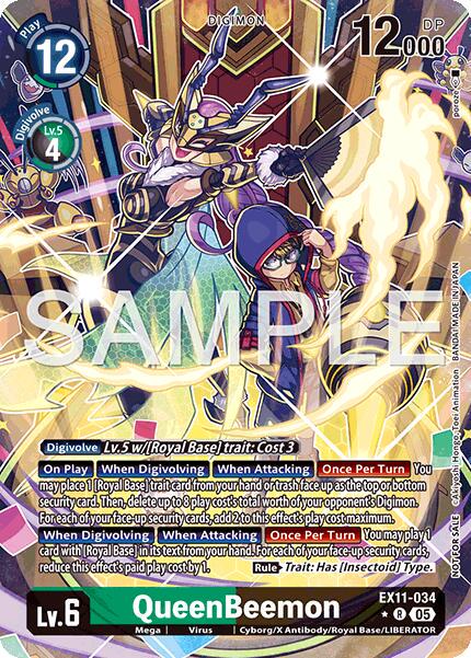 QueenBeemon [Box Topper] #EX11-034