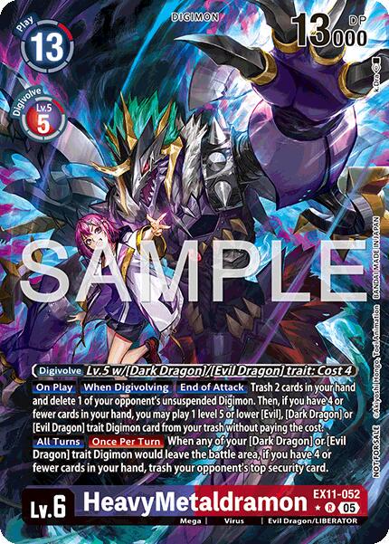 HeavyMetaldramon [Box Topper Foil] #EX11-052