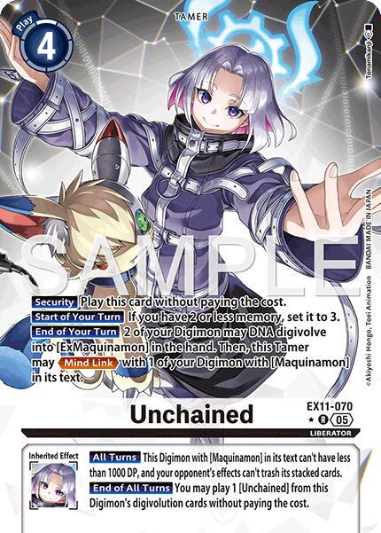 Unchained [Alternate Art Foil] #EX11-070