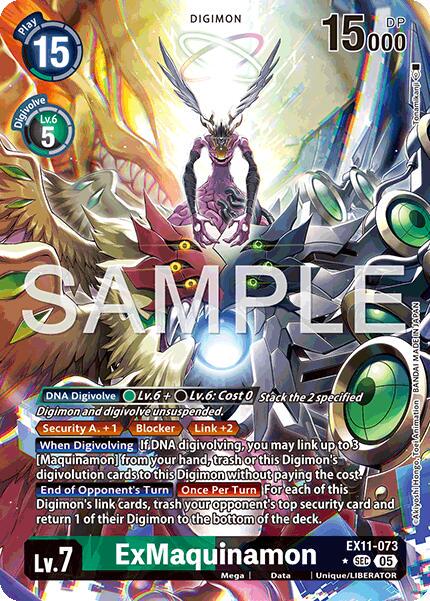 ExMaquinamon [Alternate Art Foil] #EX11-073