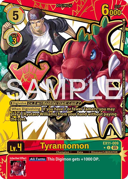 Tyrannomon [Rare Pull Foil] #EX11-009