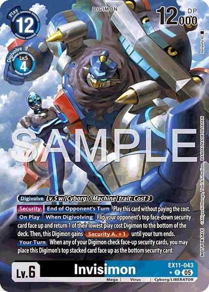 Invisimon [Box Topper] #EX11-043