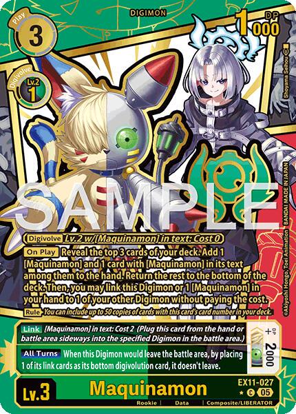 Maquinamon [Rare Pull Foil] #EX11-027