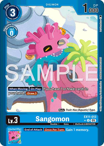 Sangomon [Limited Foil] #EX11-013
