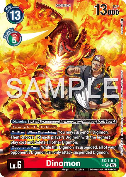 Dinomon [Box Topper] #EX11-011