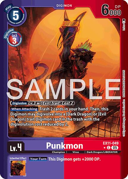 Punkmon [Limited Foil] #EX11-049