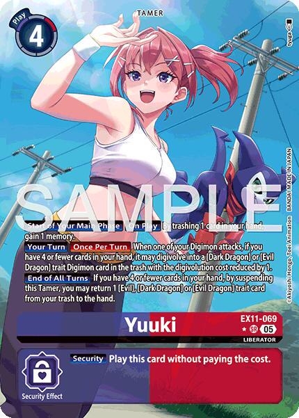 Yuuki [Alternate Art Foil] #EX11-069