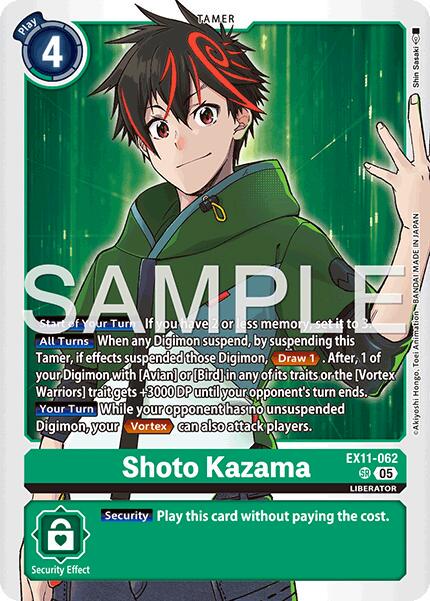 Shoto Kazama [Foil] #EX11-062