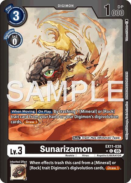 Sunarizamon [Limited Foil] #EX11-038