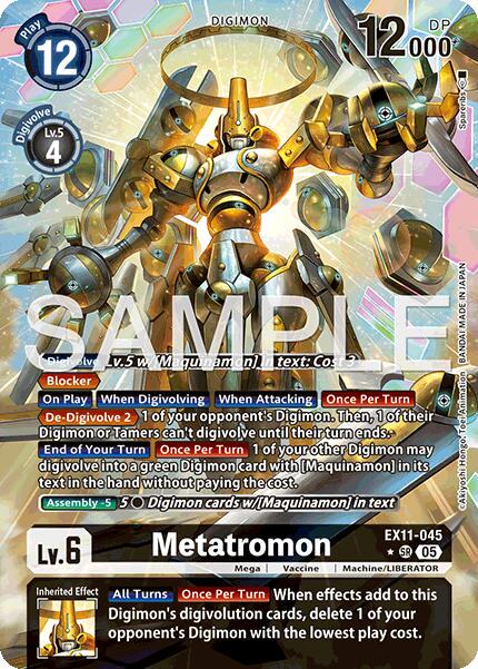 Metatromon [Alternate Art] #EX11-045