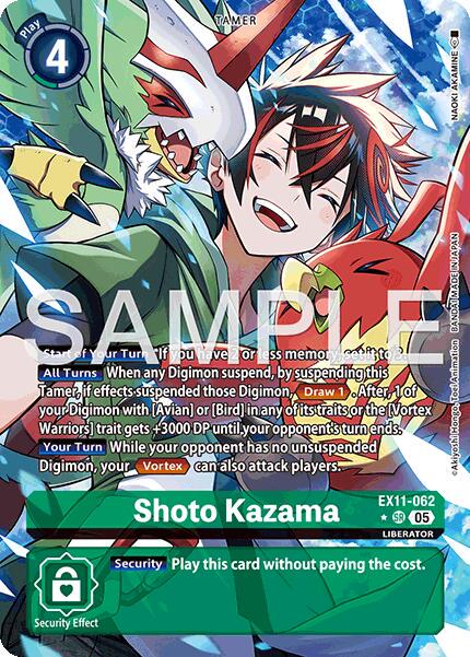 Shoto Kazama [Alternate Art Foil] #EX11-062