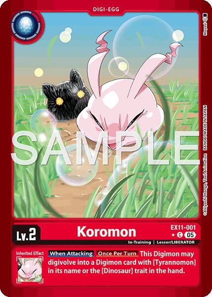 Koromon [Limited Foil] #EX11-001