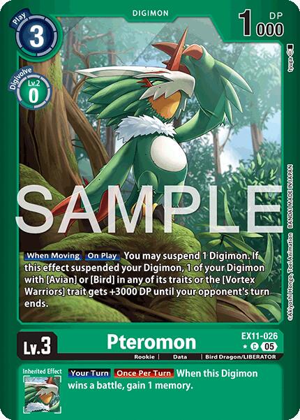 Pteromon [Limited Foil] #EX11-026