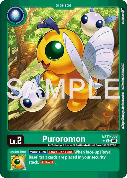 Puroromon [Limited Foil] #EX11-003