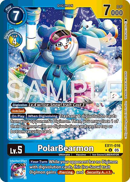 PolarBearmon [Limited Foil] #EX11-016