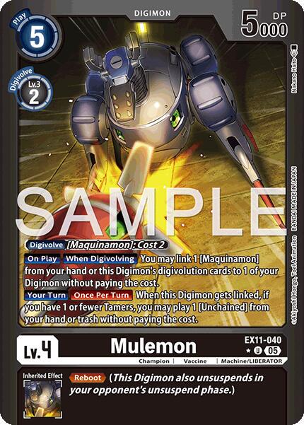 Mulemon [Limited Foil] #EX11-040